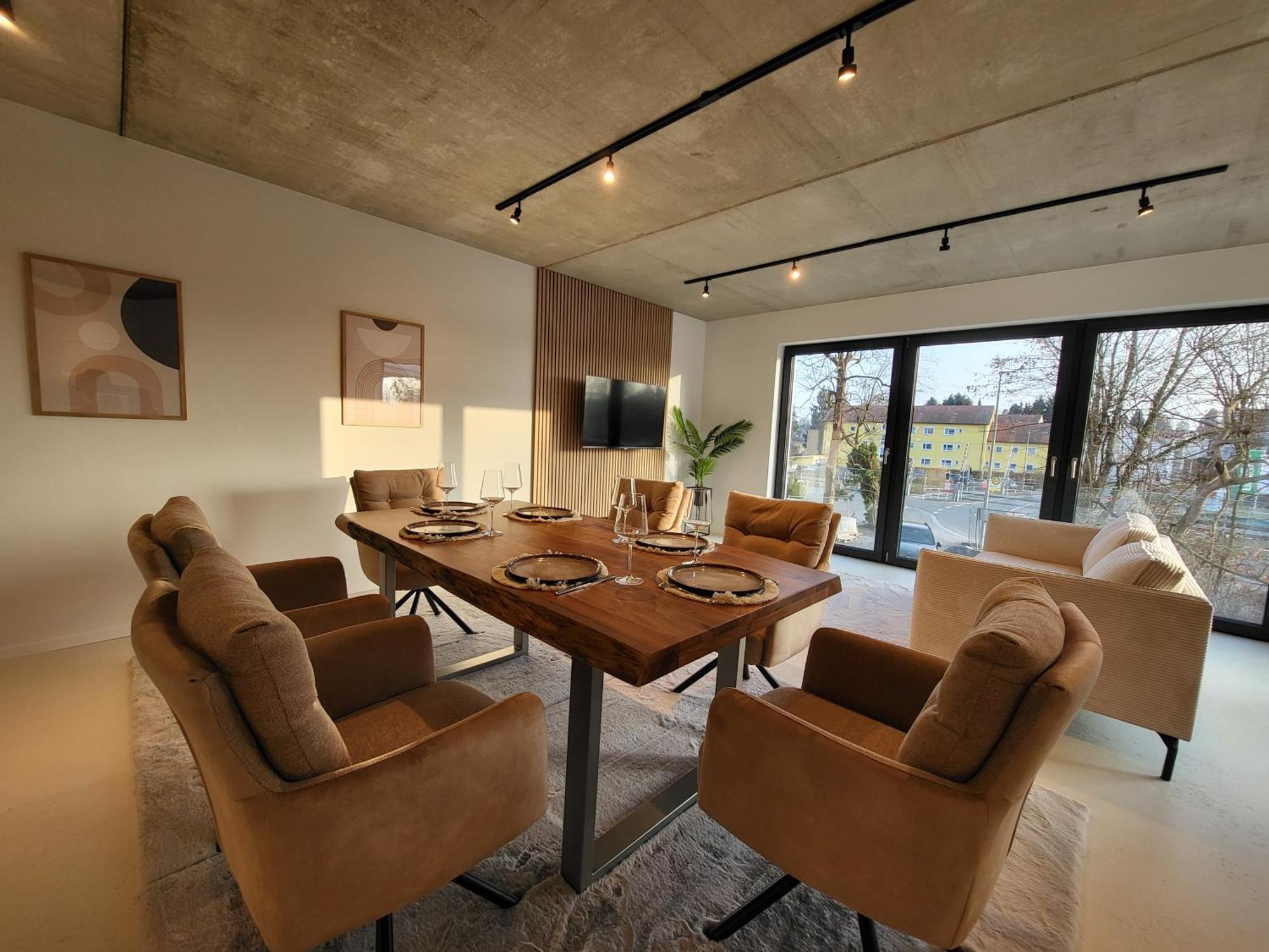 Sioux: Stilvolles Designapartment Am Bodensee Bodolz ภายนอก รูปภาพ